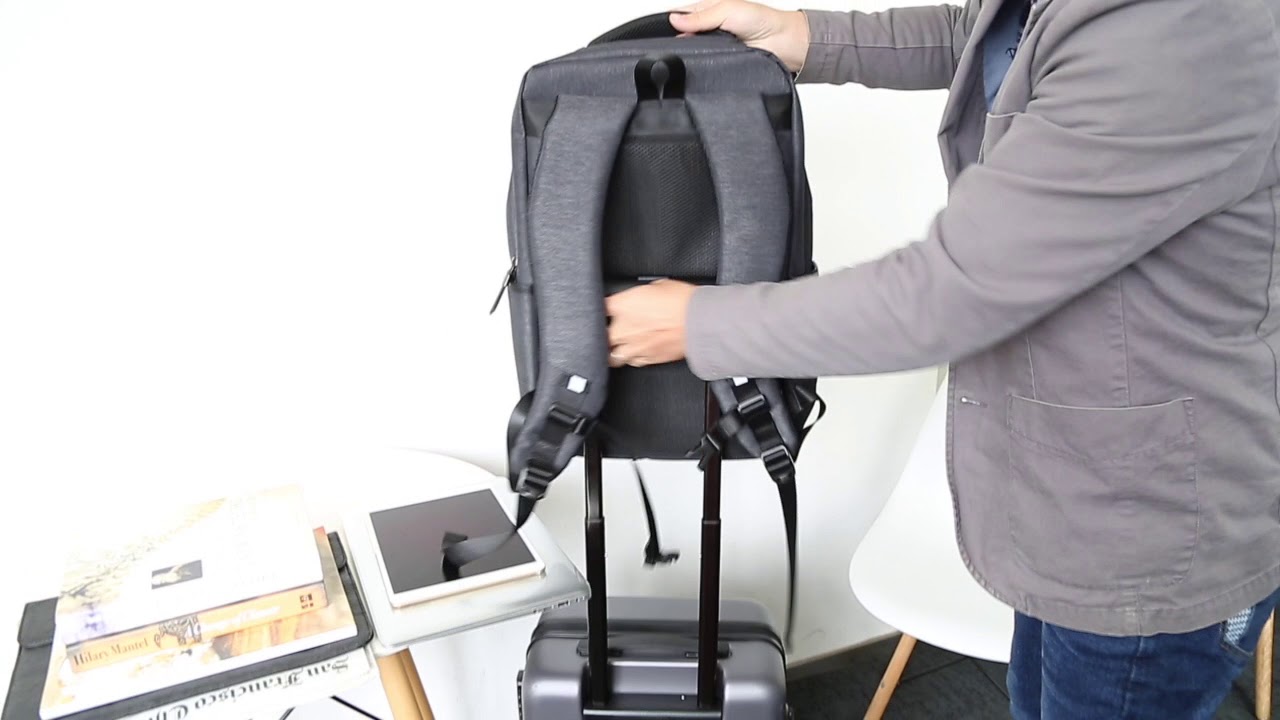 Inateck Laptop Backpack CB1001 for tech and travel, with Antitheft design