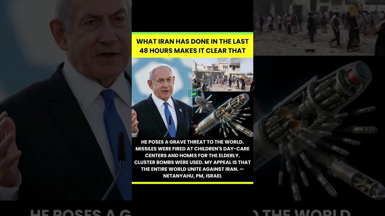 Israeli Prime Minister Benjamin Netanyahu visited sites of missile attacks in the cities of Dimona