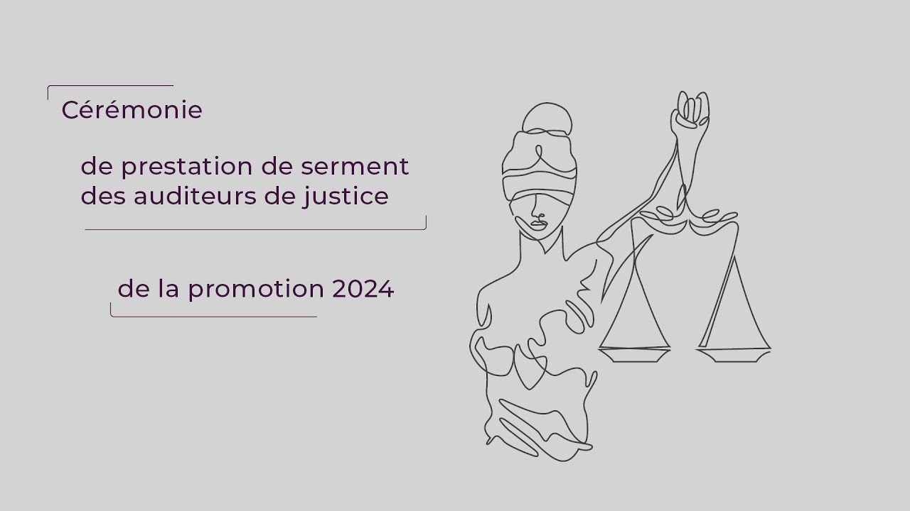 Retransmission de la cérémonie de prestation de serment 2024