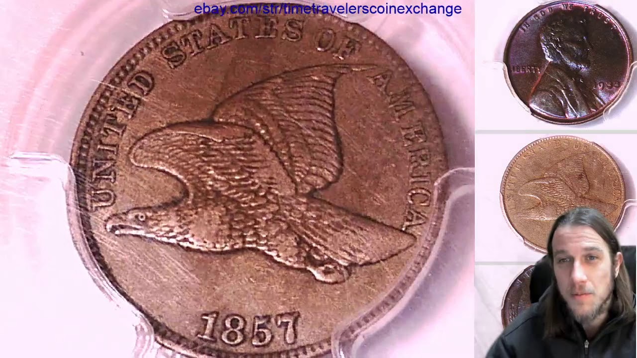 Coin Video of 1857 Flying Eagle Cent PCGS XF 40 80516281 Video