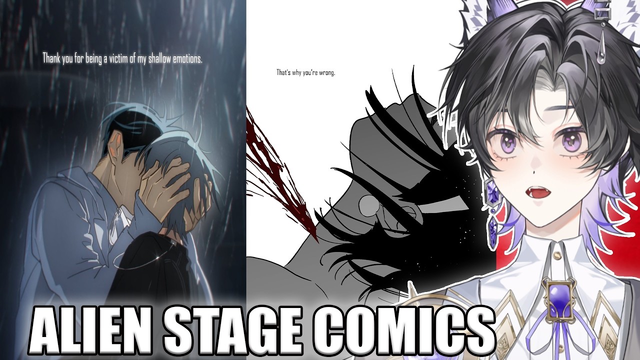 MY HEART NOO! | Vtuber Reacts To Alien Stage Comics | Trace, Our Diva, Heavenly Garden, Confession,