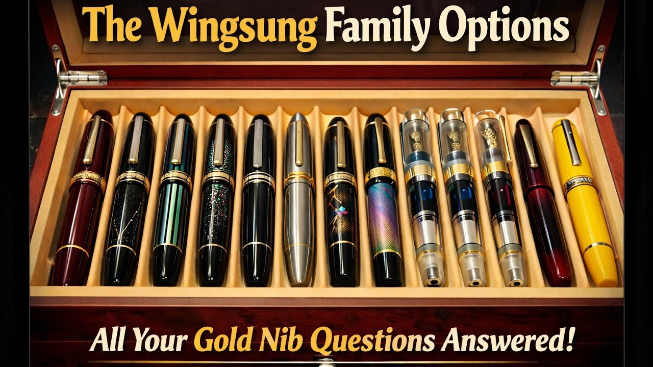 Gold Nib Secrets of the Wingsung / Junlai Nib Upgrades. 14k, 18k, JF, Heartbeat & Steel Compared 