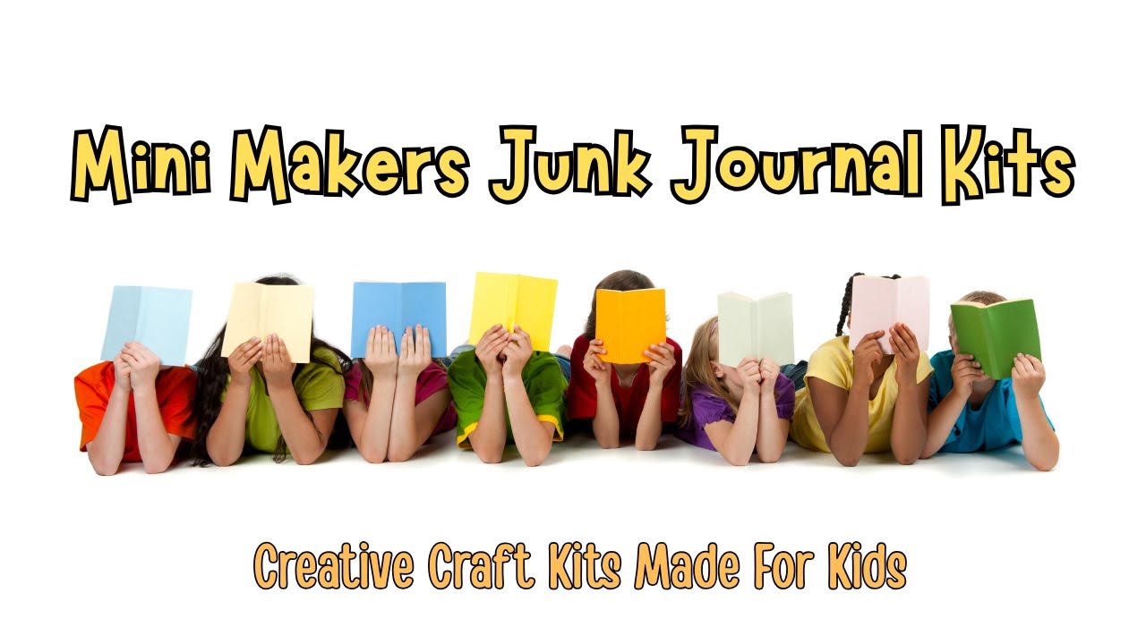 ✨ Mini Makers Junk Journal Kit  | Creative Craft Kit for Kids 🎨📚