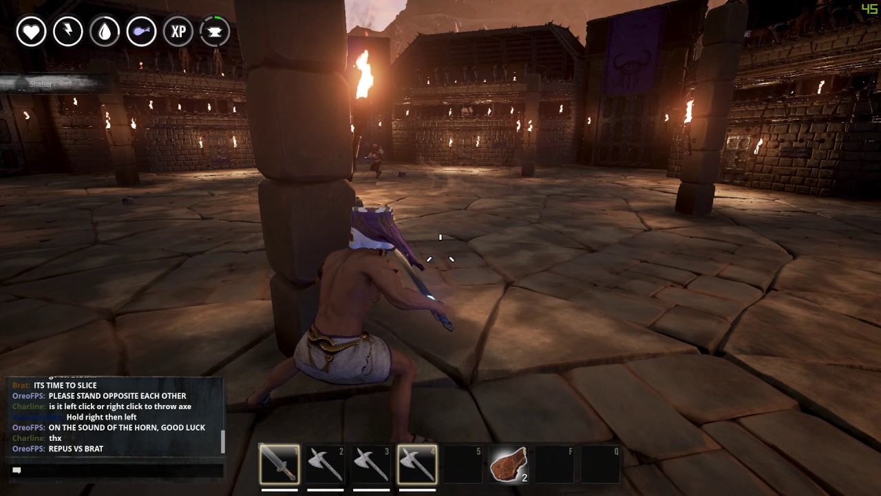 Conan Exiles . Arena Event. Brat vs. Brepus