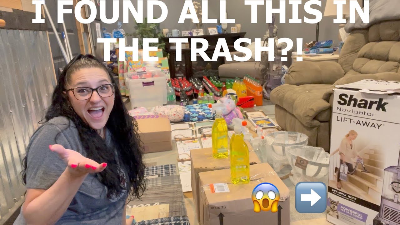DUMPSTER DIVIN// I CANNOT BELIEVE I FOUND ALL THIS IN THE TRASH!?😱