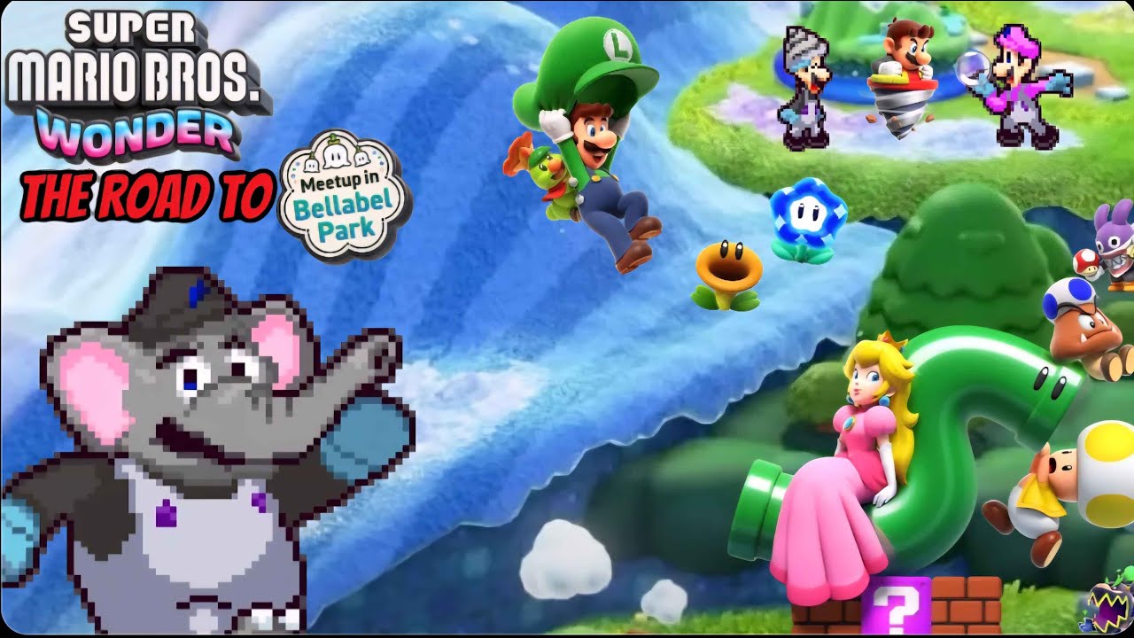 Super Mario Bros Wonder - Road to Bellabel Park - Part 2 - A Wonder Road Story 100%! #shorts
