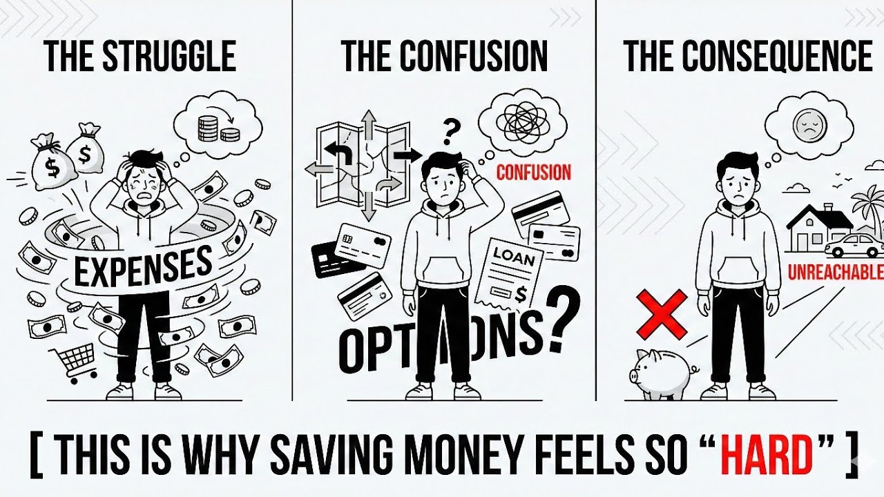 This Is Why Saving Money Feels So Hard.(Why Your Money Never Stays).