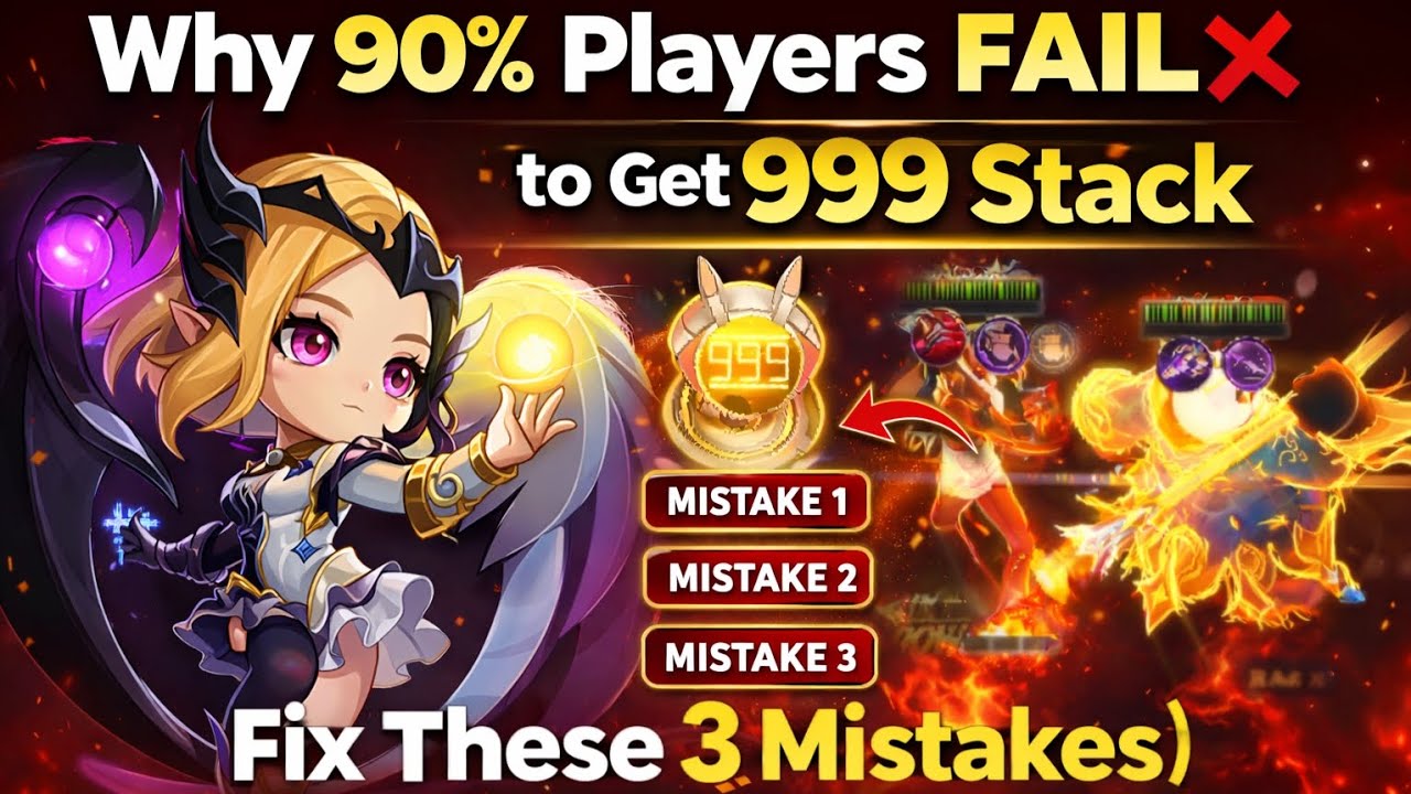 Why 90% Players FAIL to Get 999 Stack❓️ (Fix These 3 Mistakes)