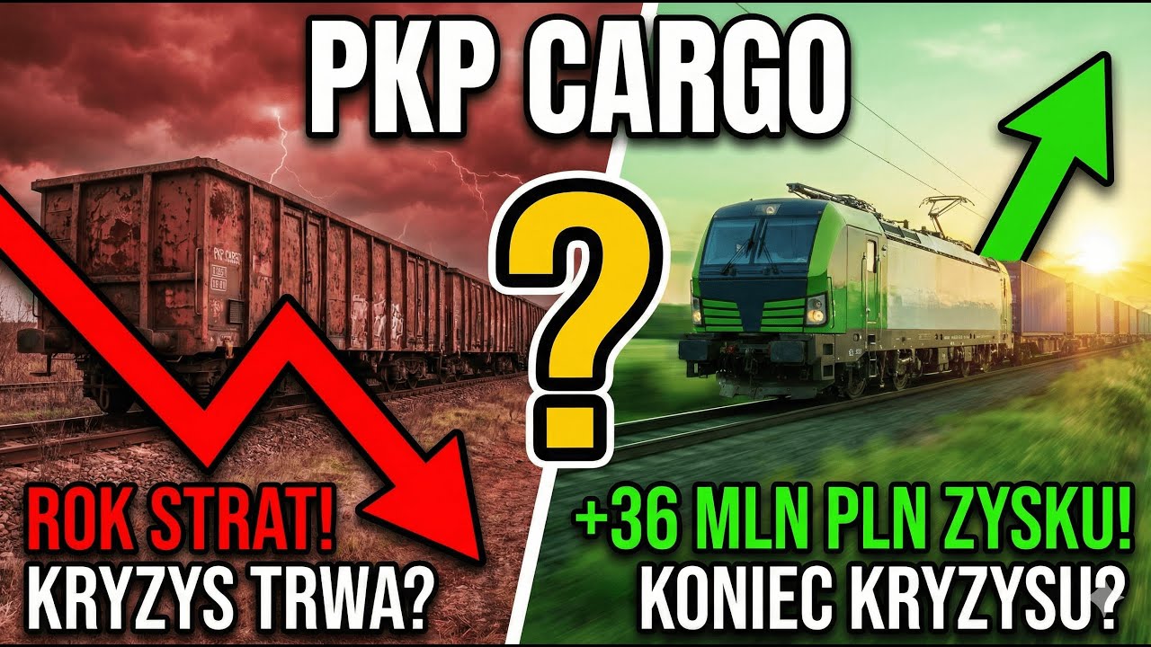 PKP CARGO: +36 mln PLN ZYSKU po roku STRAT! 💥 Czy to KONIEC KRYZYSU? | Q3 2025