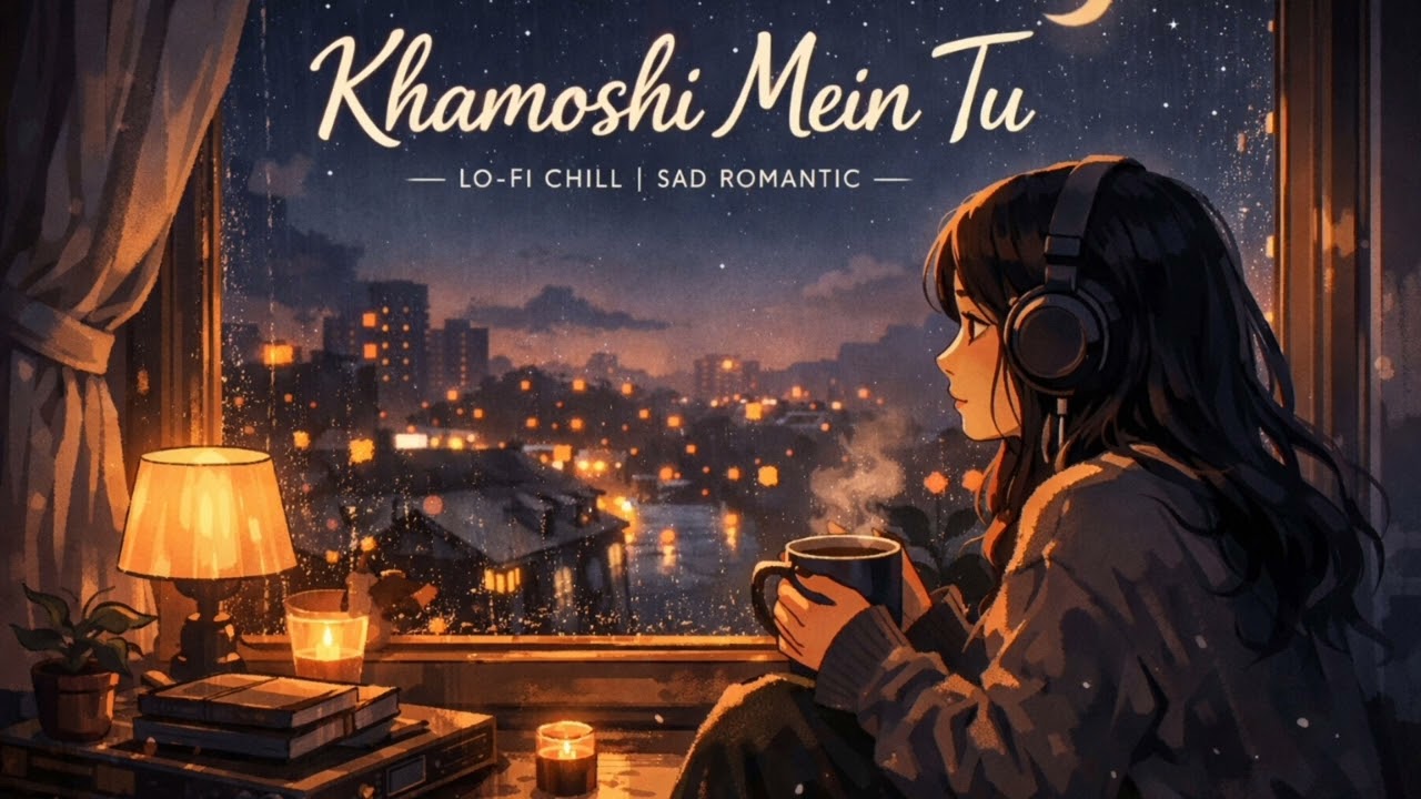 Khamoshi Mein Tu – Sad Lo-Fi Song | Late Night Chill | Heart Touching Hindi Song