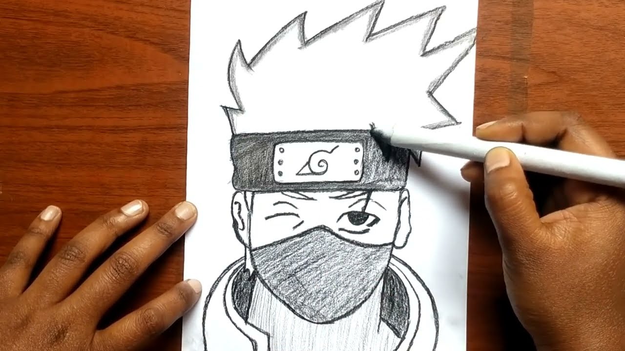 Easy Kakashi Drawing | How to draw kakashi's Hatake | drawing for beginners @Easy.to.draw1 