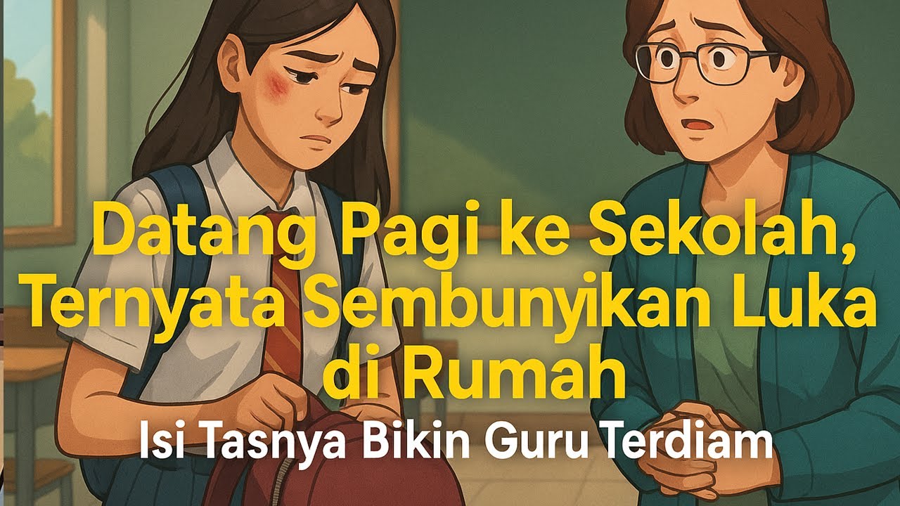 Datang Pagi ke Sekolah, Ternyata Sembunyikan Luka di Rumah