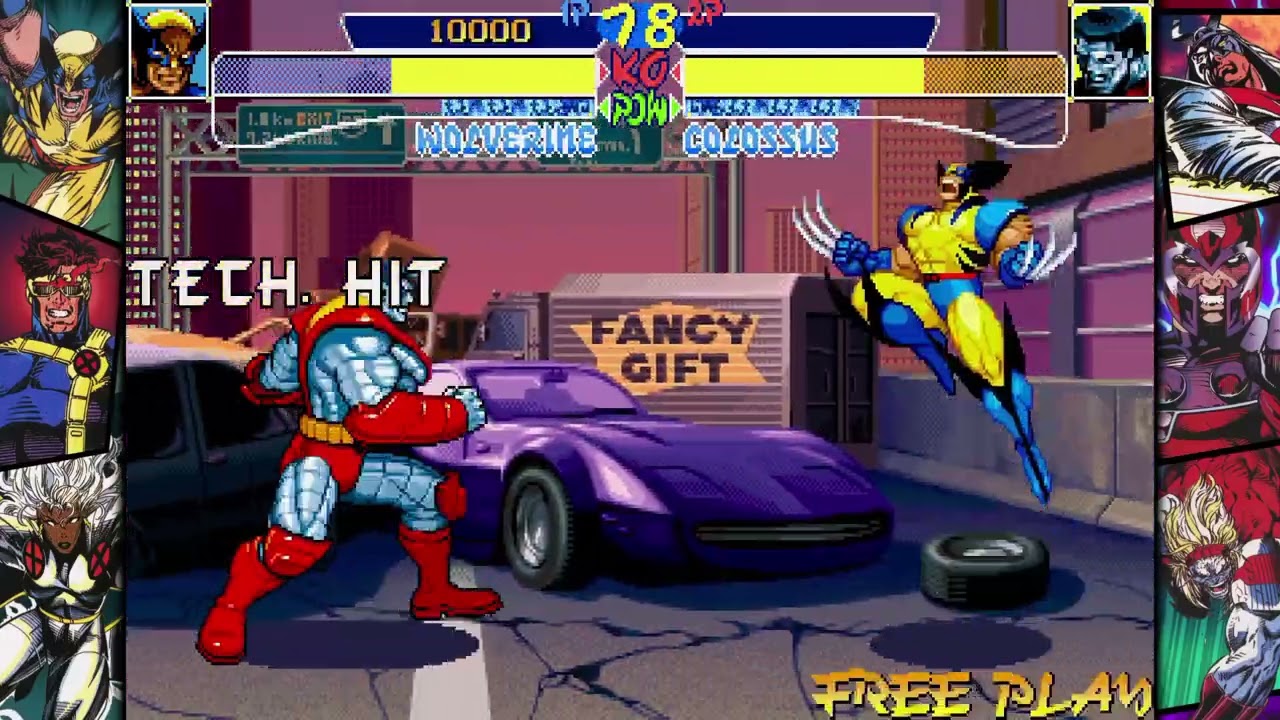 X-Men: Children of the Atom (PlayStation 4) Arcade as Wolverine