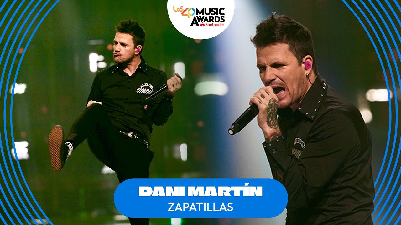 DANI MARTÍN - Zapatillas | En directo en LOS40 Music Awards Santander 2025
