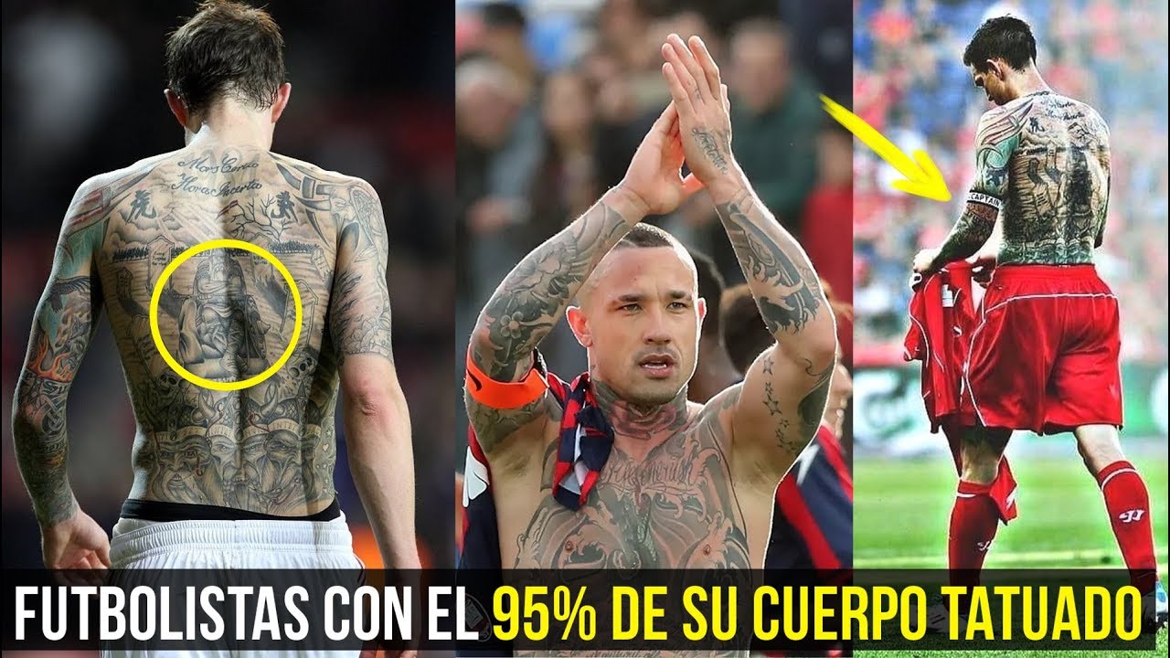 ESTOS FUTBOLISTAS SON ADICTOS A LOS TATUAJES, NO LE QUEDA MAS ESPACIO EN EL CUERPO PARA HACER OTRO