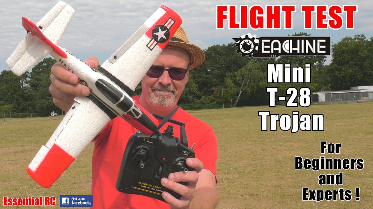 BEST READY TO FLY RC AEROPLANE OF 2020 !!! EACHINE MINI T-28 TROJAN: ESSENTIAL RC FLIGHT TEST