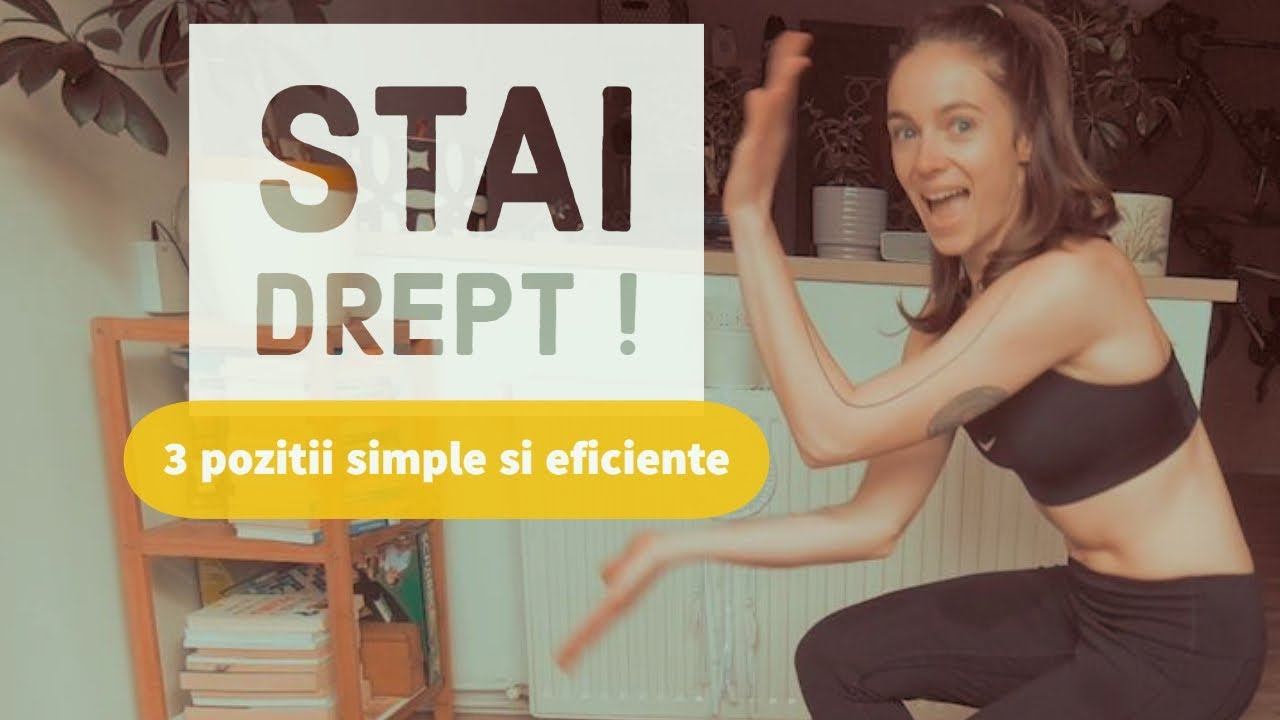 Alege sa ai spatele drept cu 3 posturi simple si eficiente | by Oana :)