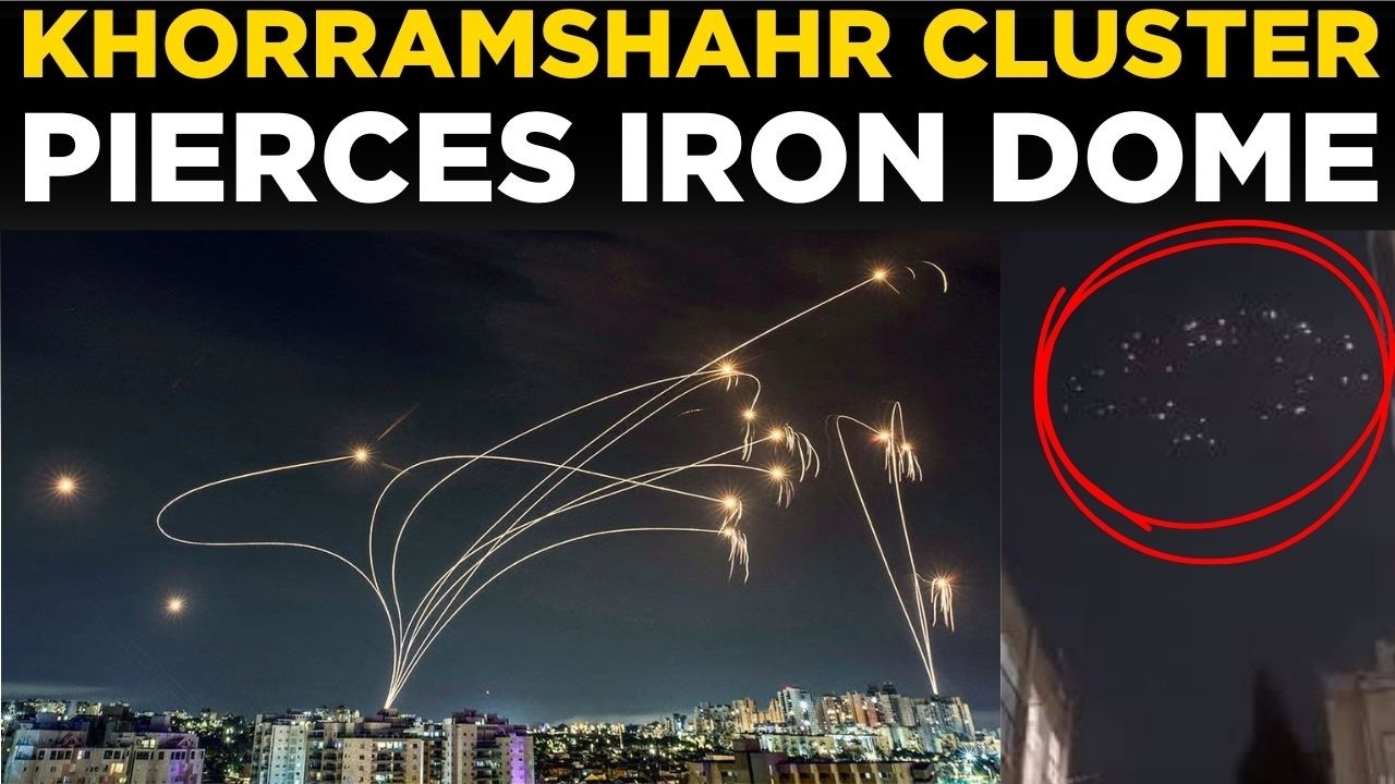 Iran Unleashes Khorramshahr Cluster Missiles Over Tel Aviv, Iron Dome Pierced In Shock Attack | War
