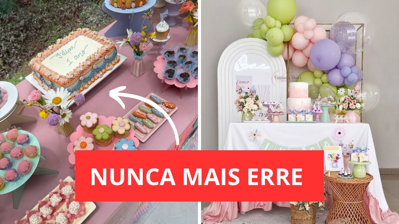 COMO ARRUMAR A MESA DA SUA FESTA