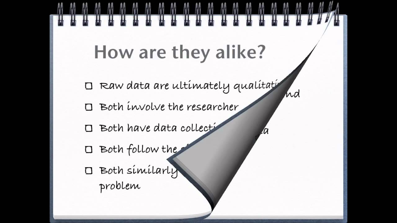 RESEARCH 1 - 5 - Differences in Quantitative and Qualitative Research
