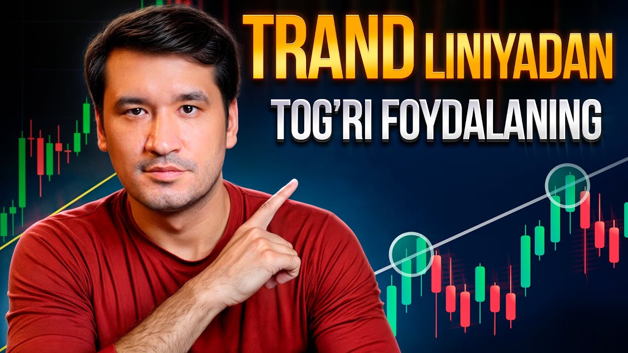 Trand liniya qanday ishlatish, Trend liniya togri chizish, trend chizigidan togri foydalanish