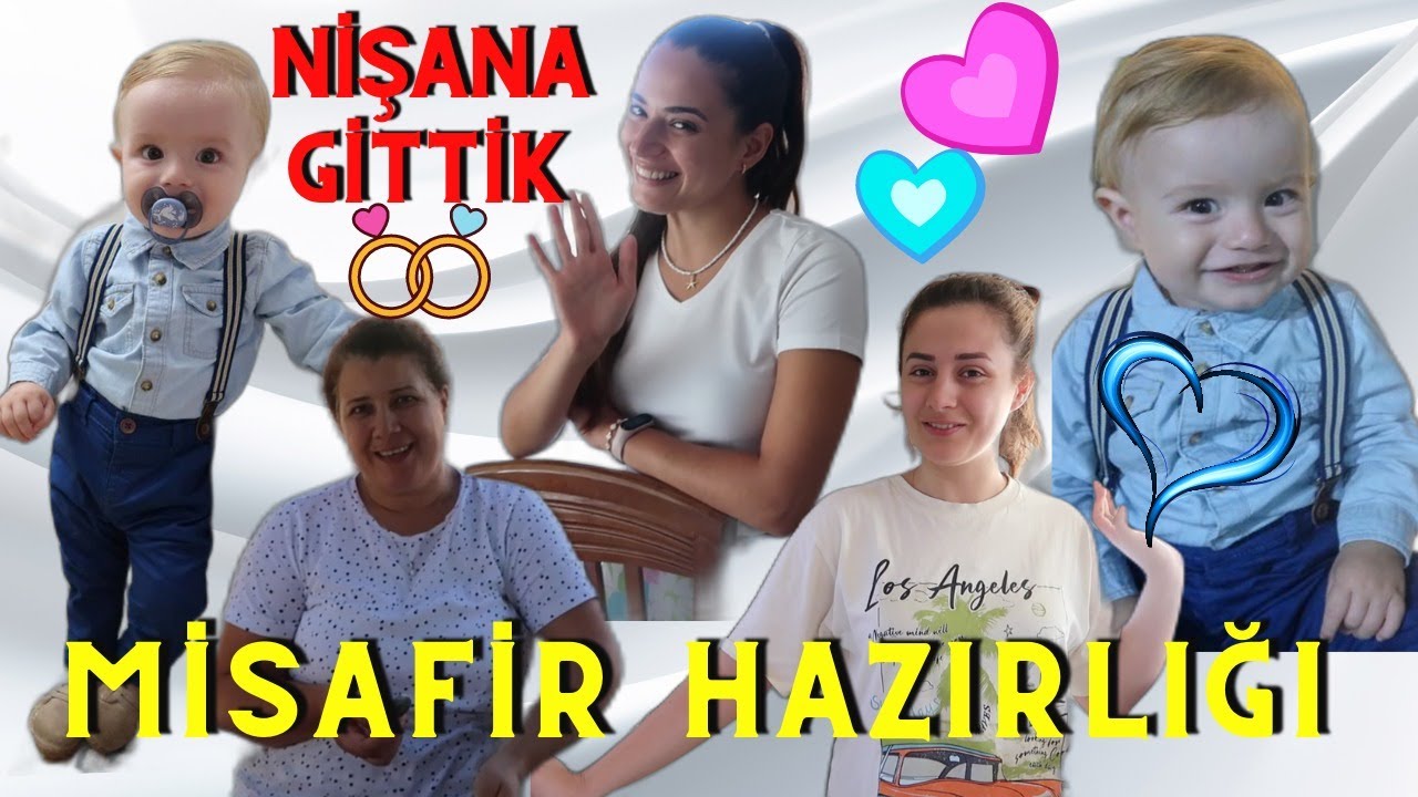 TATLI BİR MİSAFİR İ&Ccedil;İN HAZIRLIK ❤️ NİŞANA GİTTİK 💍 PEKİ ATEŞ DEMİR'İN ŞIKLIĞI 😍