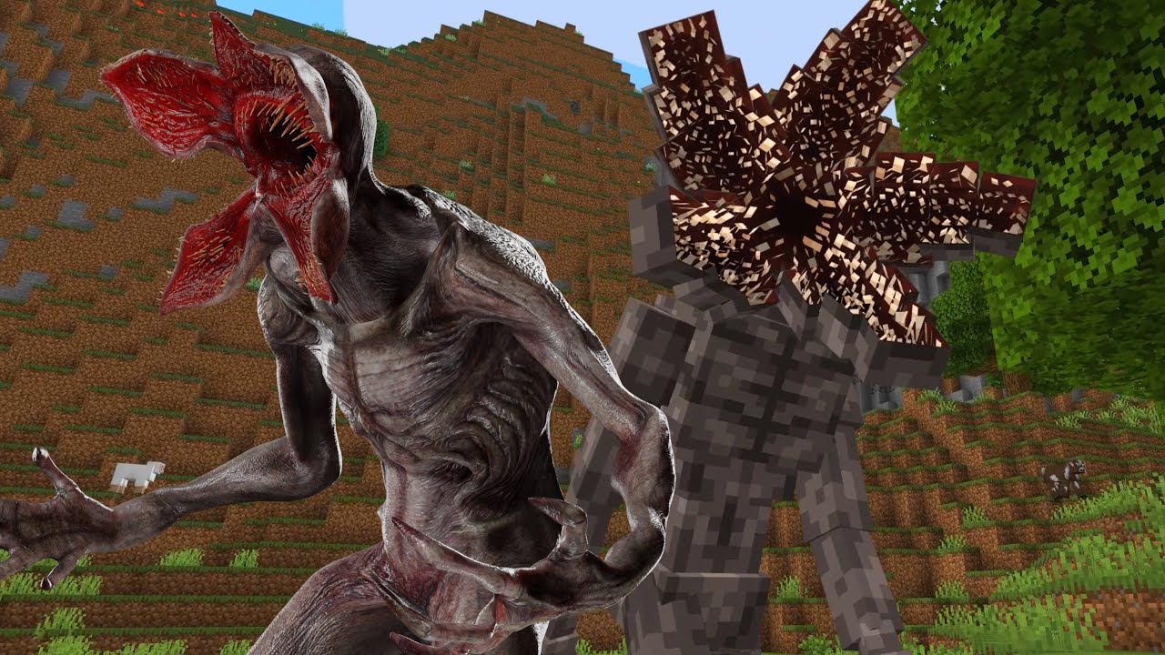 แอดออนเดโมกอร์กอน อสูรกายสุดโหดจากเรื่องสเตรนเจอร์ ธิงส์ !! - Stranger Things Addon Minecraft PE