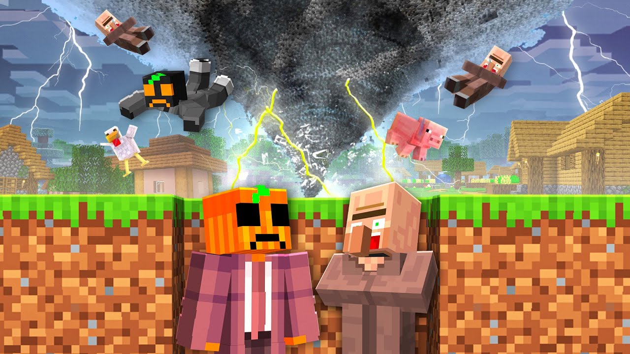 Sobreviviendo 99 Dias en Bunker con DESASTRES NATURALES en Minecraft!