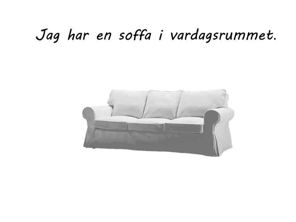 Min lägenhet, möbler och rum