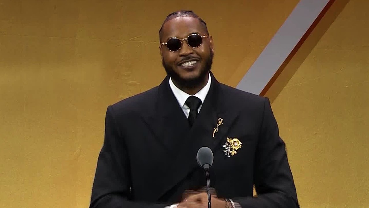 Carmelo Anthony's Basketball Hall of Fame Enshrinement Speech