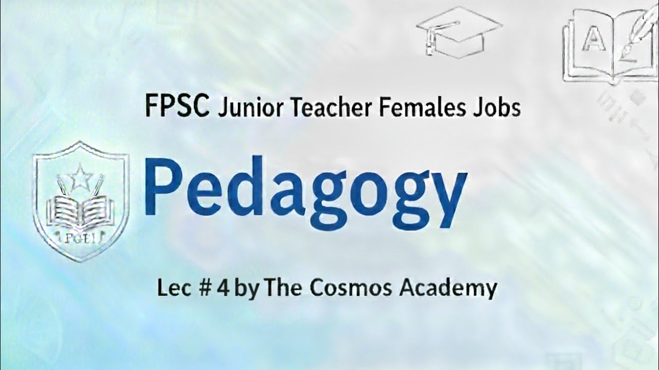 FPSC Junior Teacher Females Lecture # 4 Past Papers 25 MCQs of Lecture Method of Teaching | Pedagogy