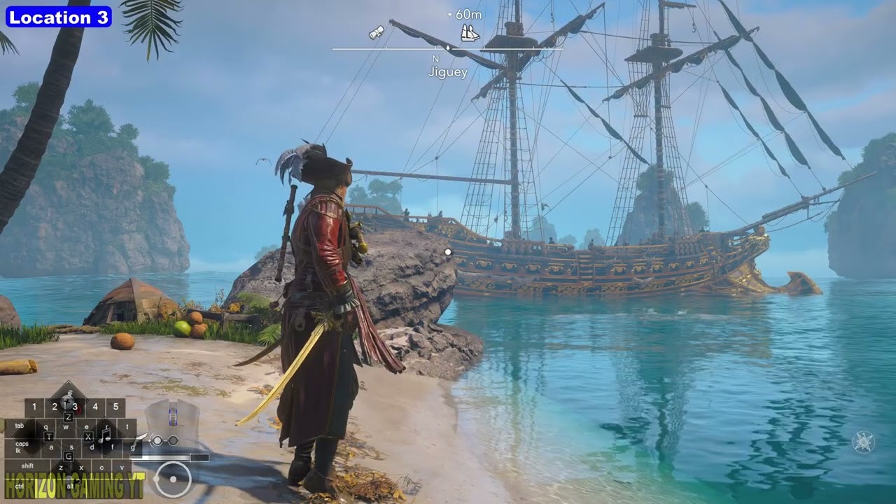 ACBF All 6 Weathered Map Pieces Location - Restored Weathered Map Pieces Assassin's Creed Black Flag