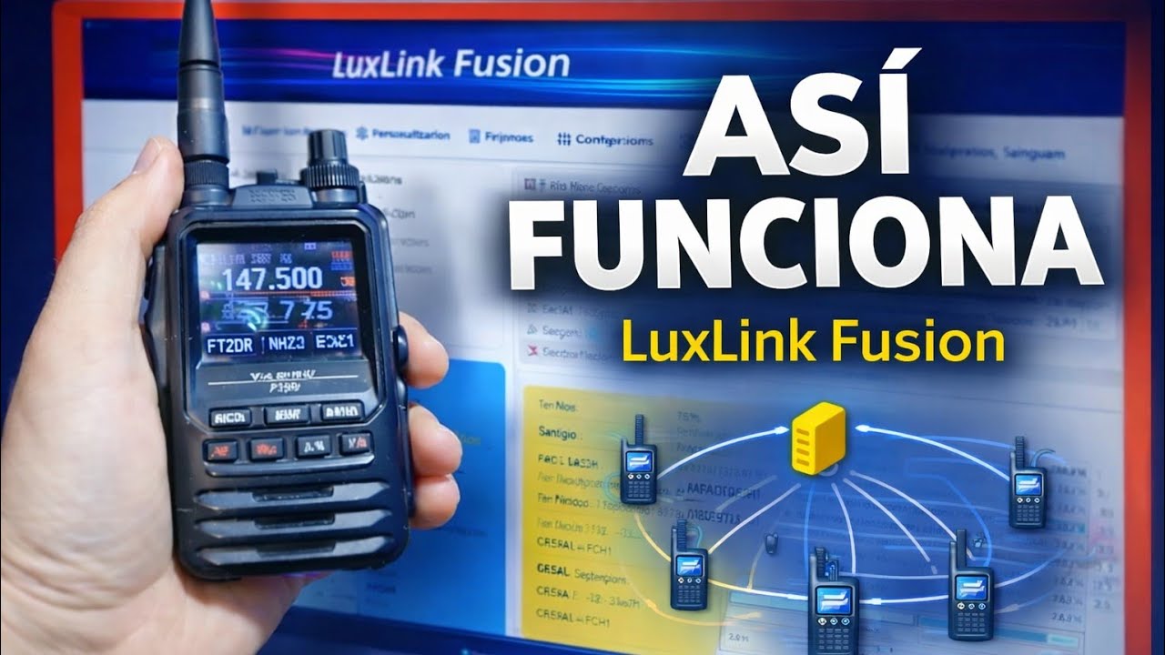 ¿Cómo funciona YAESU FUSION? Te explico LuxLink Fusion