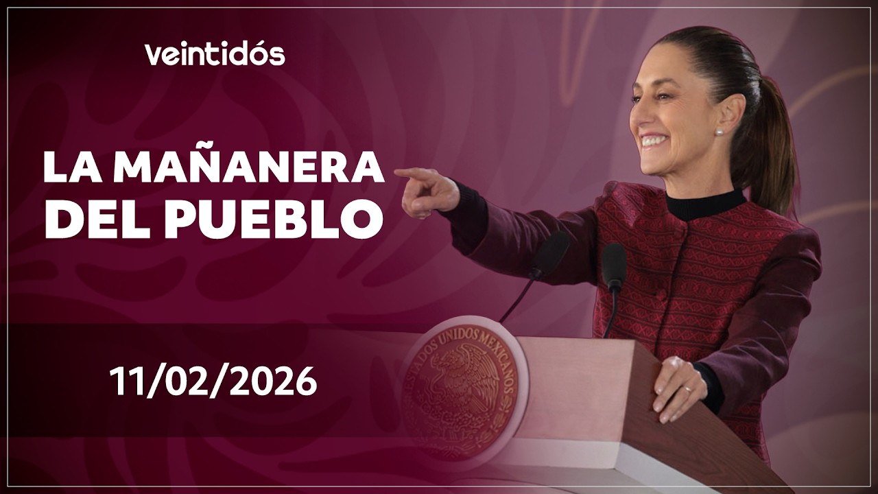 🇲🇽 #EnVivoAhora | Sigue #LaMañaneraDelPueblo este miércoles 11 de febrero de 2026