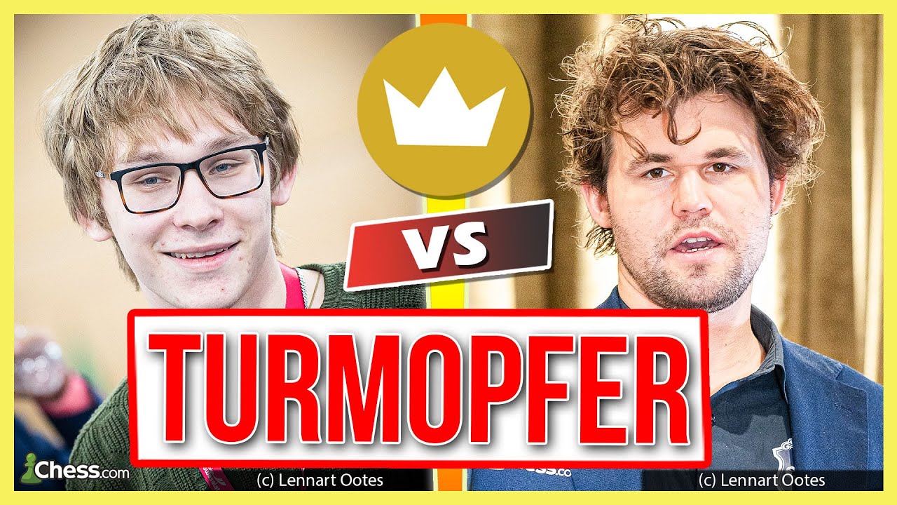 Doppeltes TURMOPFER gegen Magnus Carlsen