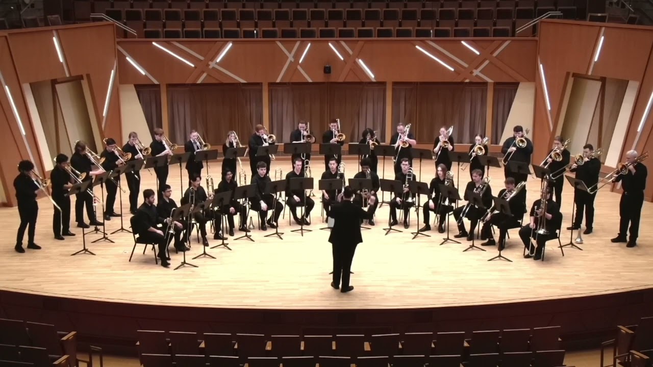 Ceremonial Fanfare by Chris M. Sharpe performed by the UCA BearBones Trombone Ensemble