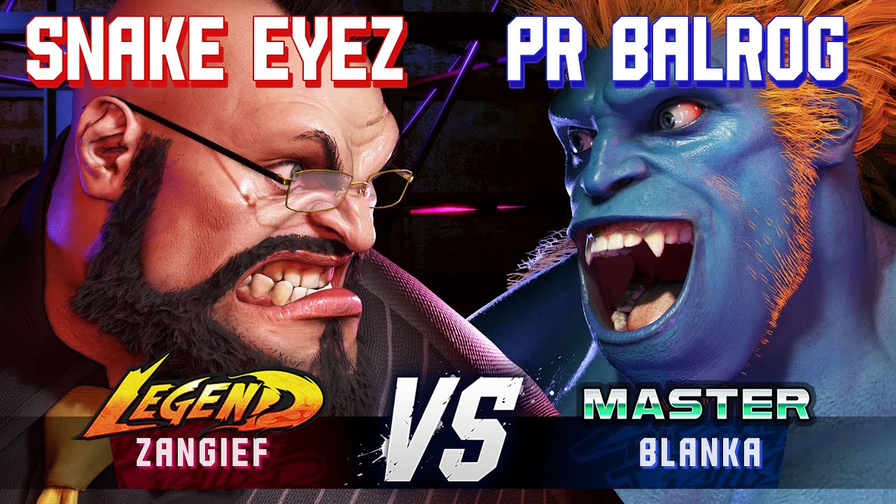 SF6 ▰ SNAKE EYEZ (Zangief) vs PR BALROG (Blanka) ▰ High Level Gameplay