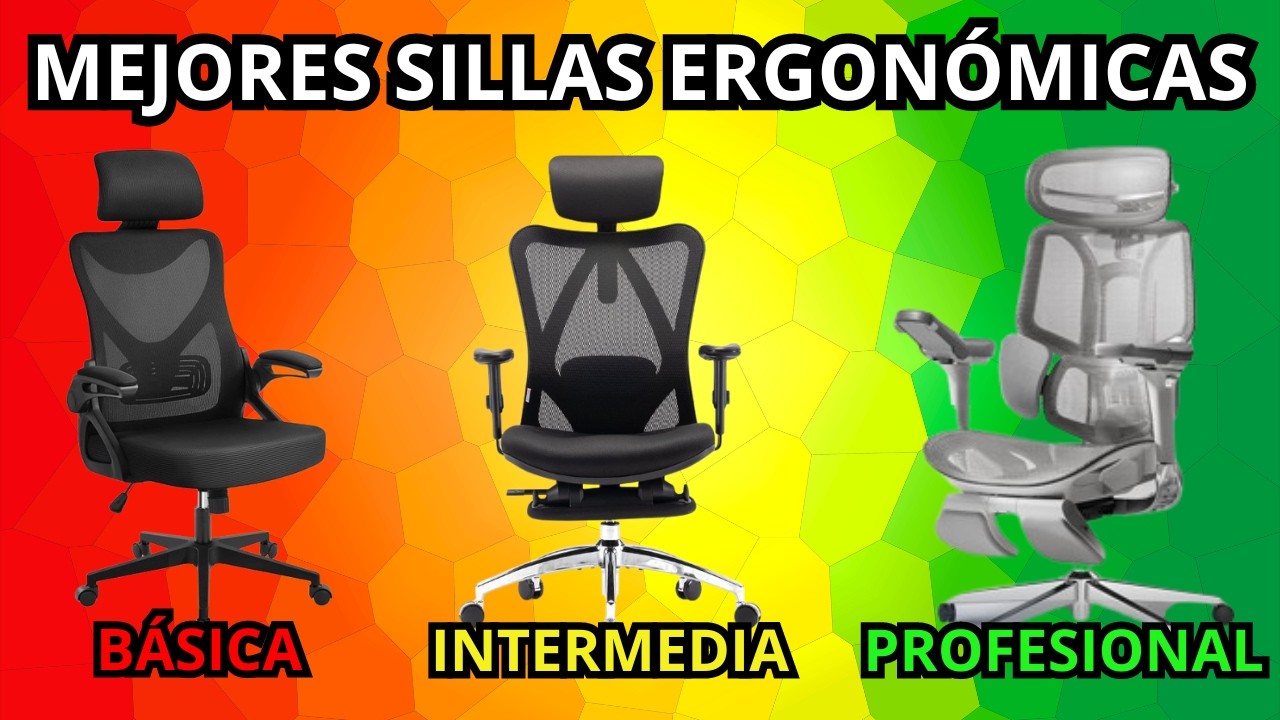 🎯 Las 5 Mejores Sillas Ergonómicas Para Oficina Para 2025 ✔️ Calidad-Precio de Amazon