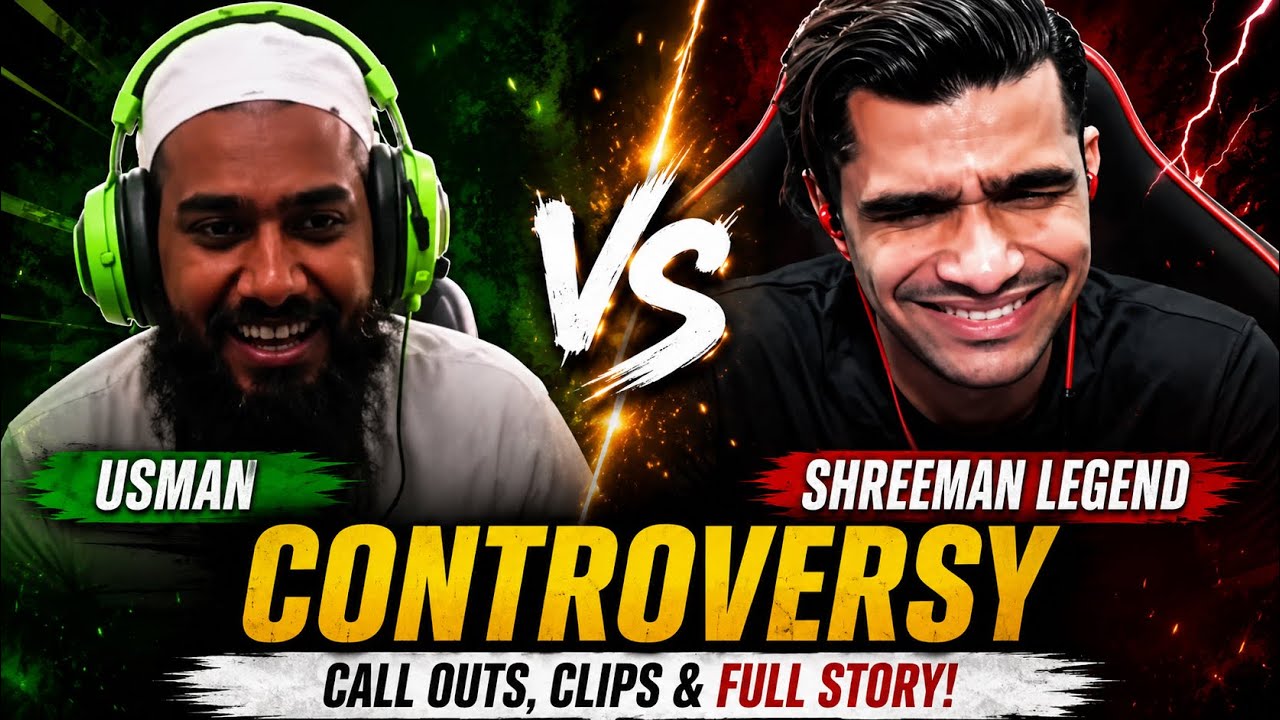 shreeman legend vs usman controversy #shreemanlegend  #bandhilki 