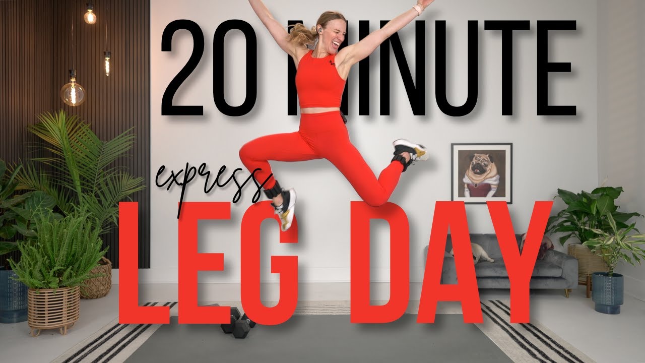 20 min QUICK & EFFECTIVE leg day workout | NO REPEAT