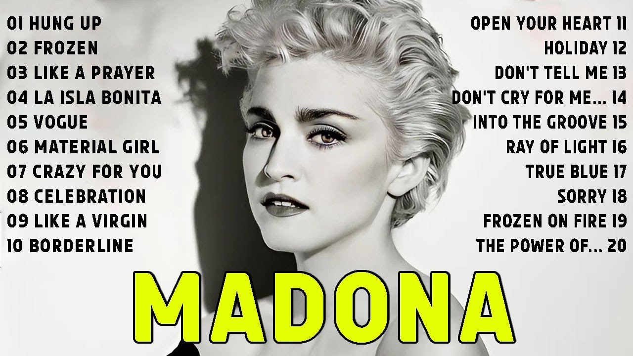 Madonna: Legendary Hits Playlist - Queens of Pop - Greatest Hits Collection of Madonna