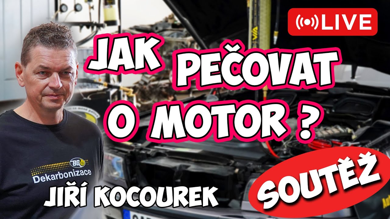 LIVE: KARBON - MOR Současných MOTORŮ | Jak Prodloužit Život Pohonné Jednotky | DEKARBONIZACE Pomáhá