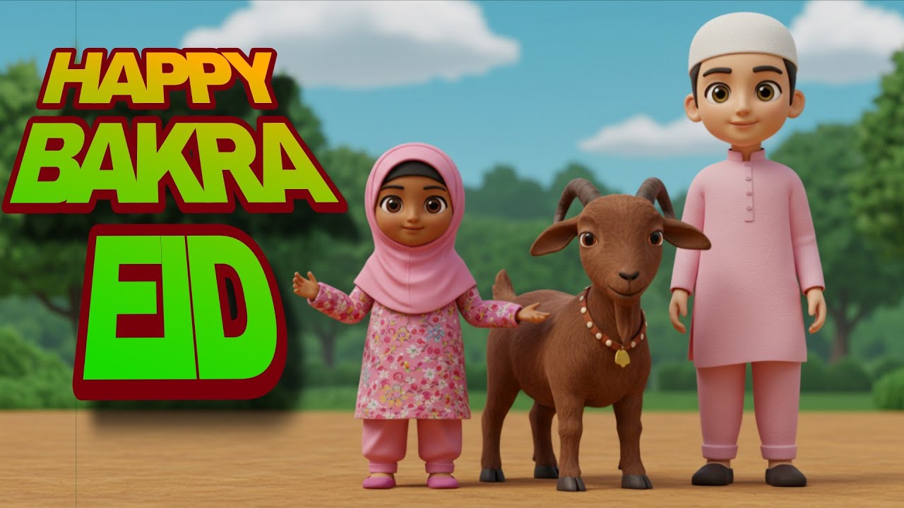 Eid Ul Aadha | Amina and Abdullah | Bakra eid #islamiccartoon