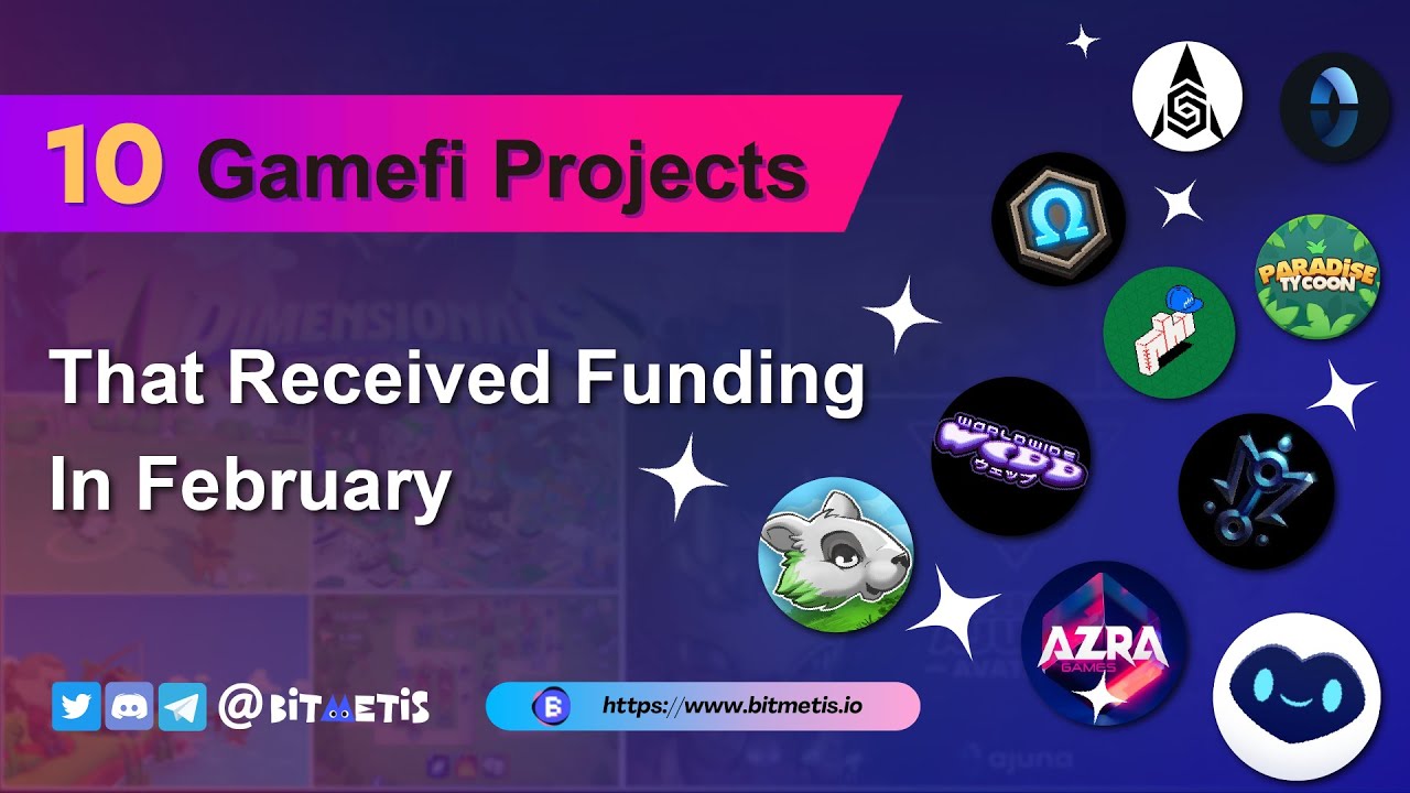 10 Gamefi Projects that received funding in February