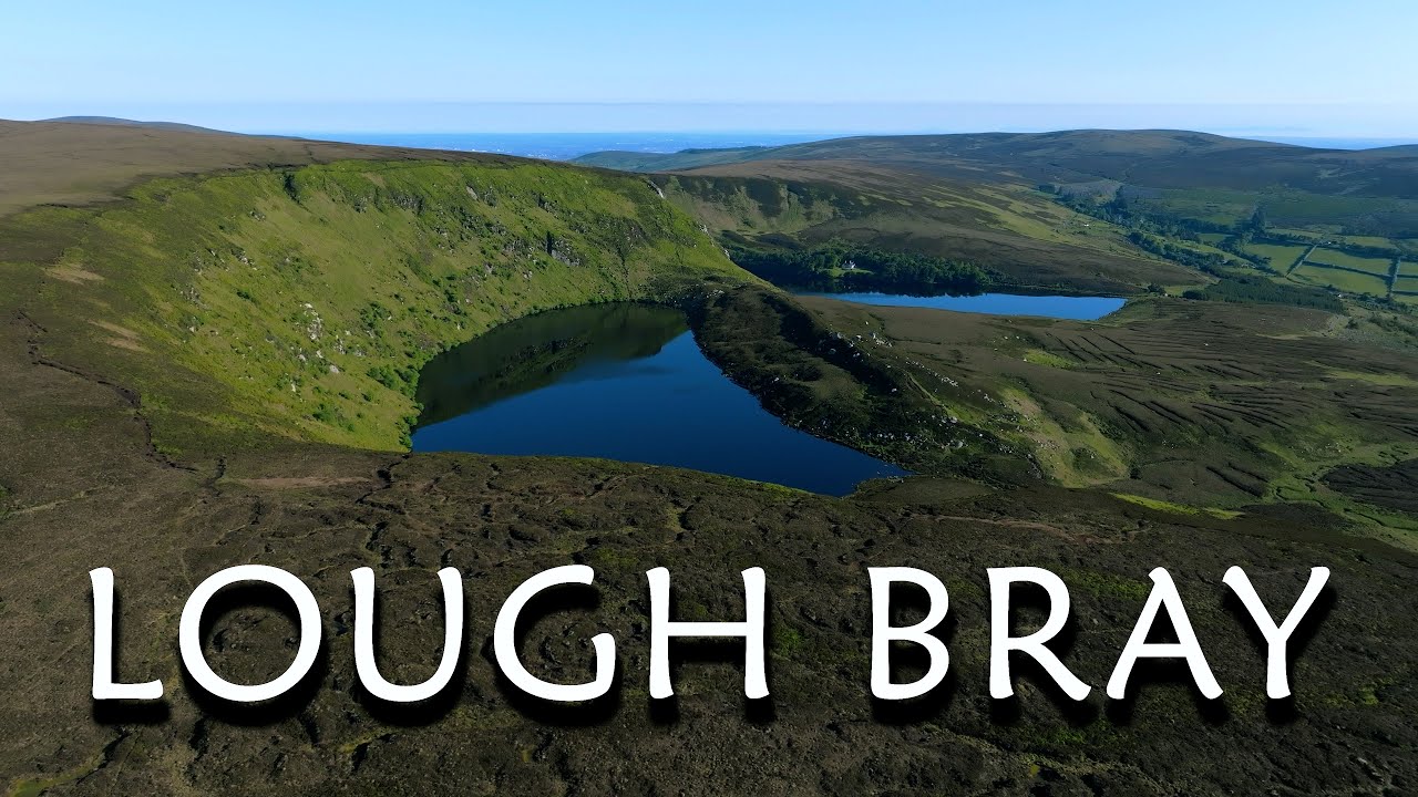 Lough Bray - Lower and Upper Lake | Co. Wicklow | Ireland - Cinematic DJI Drone Video 4K