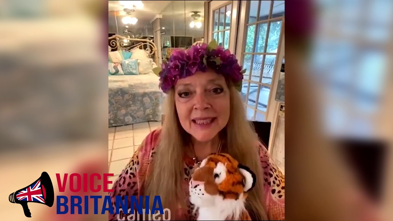 Carole Baskins wishes (Sex Offender) Rolf Harris happy birthday