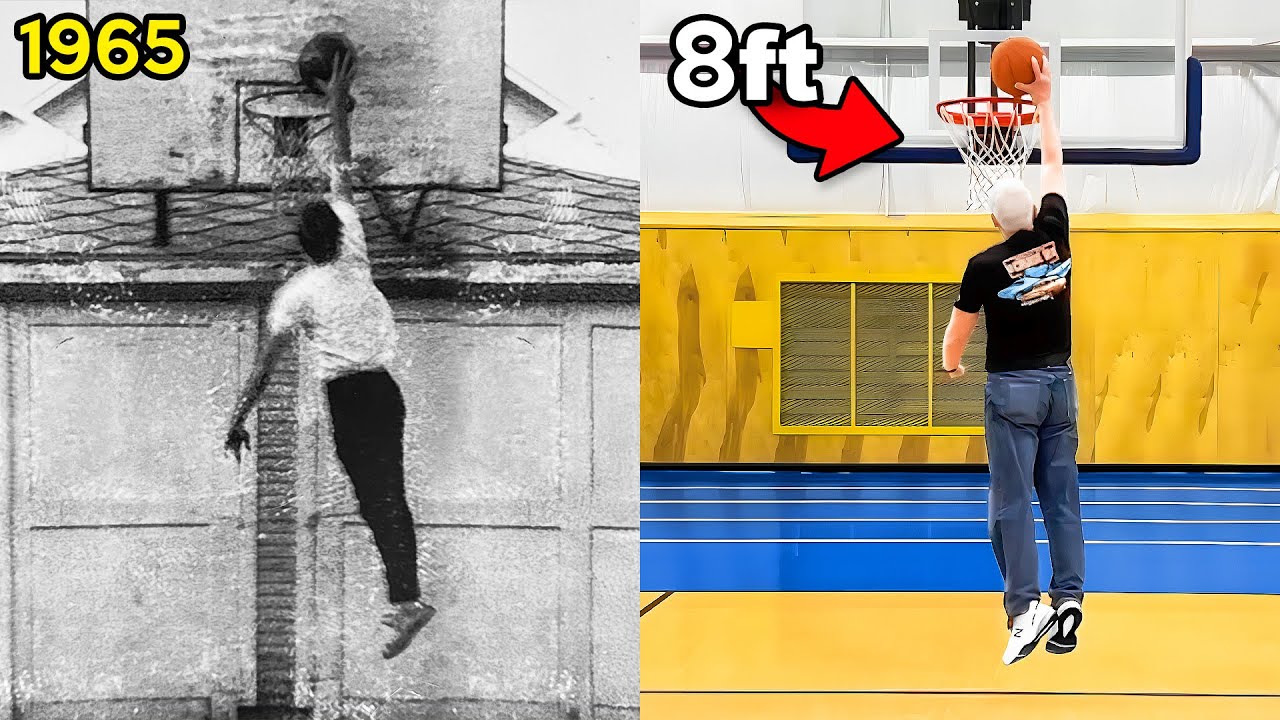 79 Year Old's First Dunk in 50 Years!