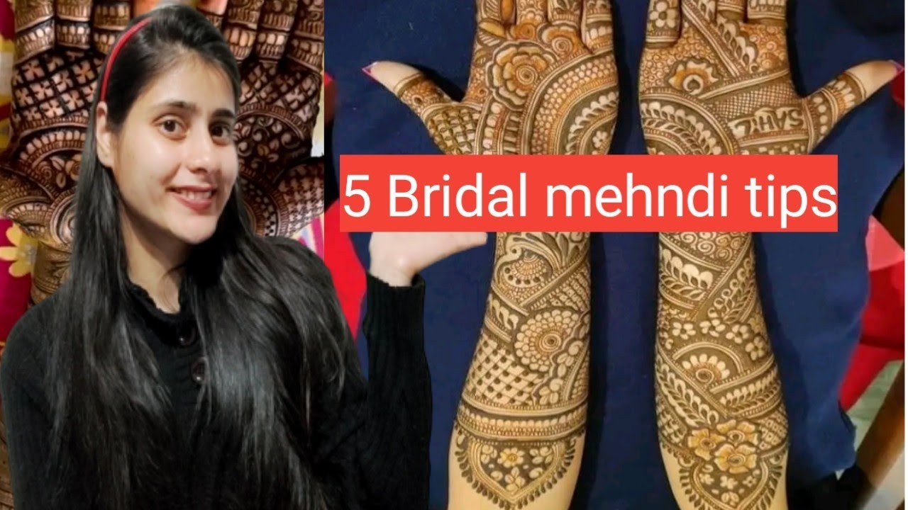5 Bridal mehndi Tips 😍😍||Bridal mehndi Tips for beginners