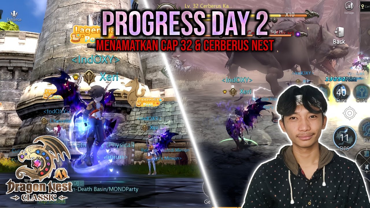 PROGRESS DAY 2! Menamatkan Level 32 & Nyobain Cerberus Nest!! - DRAGON NEST M: CLASSIC