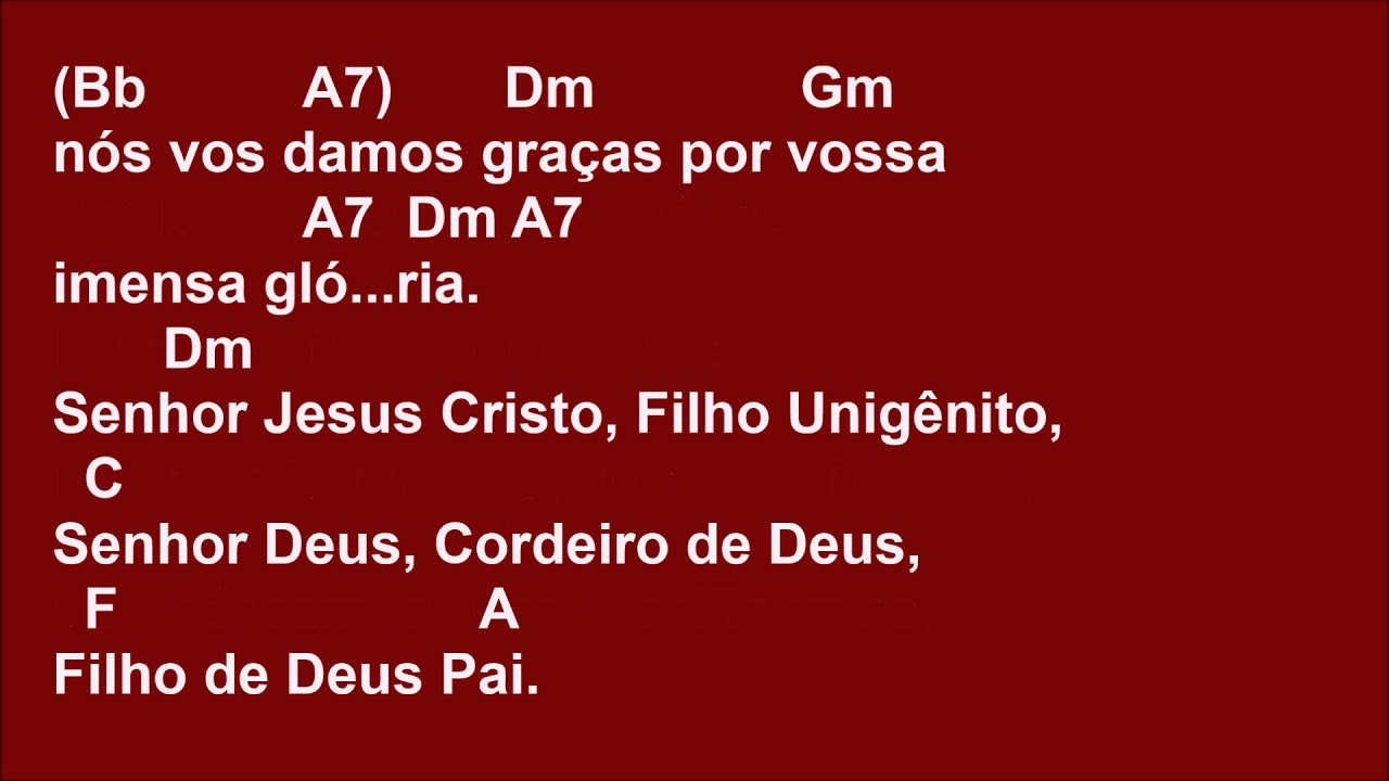 [HINO DE LOUVOR] GLÓRIA A DEUS NAS ALTURAS